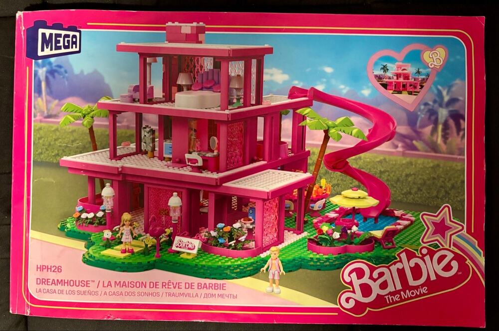 MEGA Barbie The Movie Building Blocks DreamHouse Instruction Manual